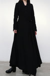 Marc le bihan double fabric dress 2185 black